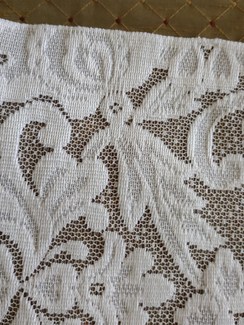 Shabby Chic Lace Floral Single Panel Curtain